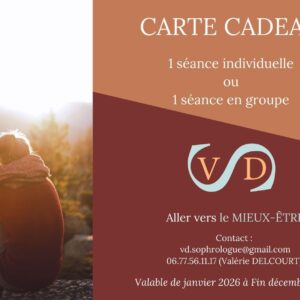 Cartes cadeaux Sophrologie 2026