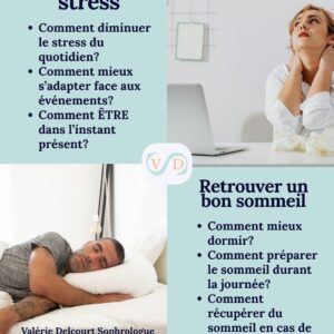 Après midi immersive le 4 juillet Stress et Sommeil